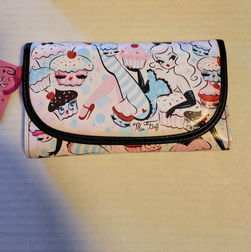 Miss Fluff Cupcake wallet.
